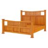 Picture of Longport Traditional Style Solid Mahogany Wood Platform Bed