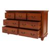 Picture of Delanson Solid Mahogany Wood 6 Piece Bedroom Set