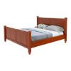 Picture of Delanson Solid Mahogany Wood Platform Bed
