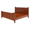 Picture of Delanson Solid Mahogany Wood Platform Bed