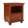 Picture of Delanson Solid Mahogany Wood 1 Drawer Nightstand