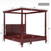 Picture of Cayuta Solid Mahogany Wood 6 Piece Bedroom Set