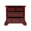 Picture of Cayuta Traditional Style Solid Mahogany Wood 4 Drawer Nightstand