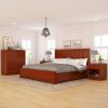 Picture of Duanesburg Mahogany Wood 4 Piece Bedroom Set