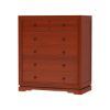 Picture of Duanesburg Mahogany Wood 4 Piece Bedroom Set