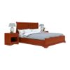 Picture of Duanesburg Solid Mahogany Wooden Sleigh Style Platform Bed