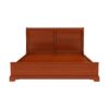 Picture of Duanesburg Solid Mahogany Wooden Sleigh Style Platform Bed