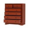 Picture of Duanesburg Solid Mahogany Wood 6 Drawer Vertical Dresser