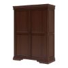 Picture of Accoville Solid Mahogany Wood Traditional 5 Piece Bedroom Set