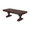 Picture of Tannersville Solid Wood Mahogany Double Pedestal Dining Table