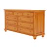 Picture of Wamsutter Mahogany Wood 5 Piece Bedroom Set