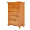Picture of Wamsutter Mahogany Wood 5 Piece Bedroom Set
