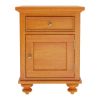 Picture of Wamsutter Solid Mahogany Wood 1 Drawer Nightstand