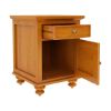Picture of Wamsutter Solid Mahogany Wood 1 Drawer Nightstand