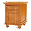 Picture of Wamsutter Solid Mahogany Wood 1 Drawer Nightstand