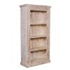 Picture of Imbler Rustic Reclaimed Wood 4 Open Shelf Standard Bookcase