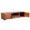Picture of Virgie Rustic 75 Inch TV Entertainment Center Media Cabinet