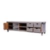 Picture of Gibsland Unique Reclaimed Wood Furniture 75" Media Console TV Stand