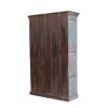 Picture of Daviston Reclaimed Wood Furniture 4 Open Shelf Standard Bookcase