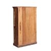 Picture of Winifred Rustic Reclaimed Wood Hand Carved Home Office Bookcase