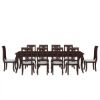 Picture of Cromberg Solid Mahogany Wood 12 Piece Dining Room Set