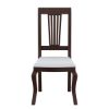 Picture of Cromberg Solid Mahogany Wood Upholstered Dining Chair