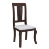 Picture of Cromberg Solid Mahogany Wood Upholstered Dining Chair