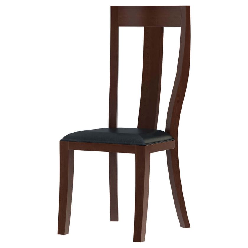 Picture of Cazenovia Solid Mahogany Upholstered Dining Chair
