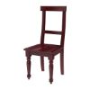Picture of Arenzville Mahogany Wood Pedestal Round Dining Table Chairs Set