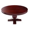 Picture of Arenzville Solid Mahogany Wood Pedestal Round Dining Table