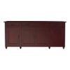 Picture of Arenzville Solid Mahogany Wood Credenza Sideboard Cabinet with Drawers