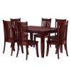 Picture of Barryton Solid Mahogany Wood 8 Piece Dining Room Set