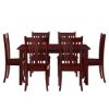 Picture of Barryton Solid Mahogany Wood 8 Piece Dining Room Set