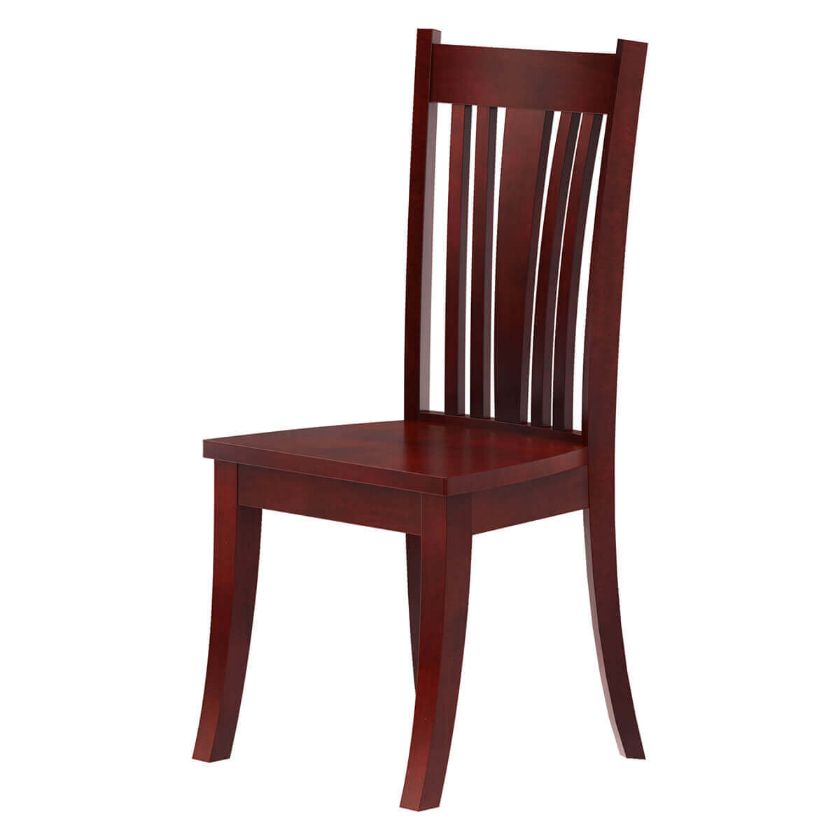 Picture of Barryton Solid Mahogany Wood Wing Back Dining Chair