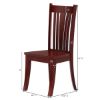 Picture of Barryton Solid Mahogany Wood Wing Back Dining Chair