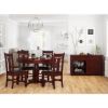 Picture of Garcia Mahogany Wood 6 Piece Dining Room Set