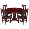 Picture of Garcia Mahogany Wood 6 Piece Dining Room Set