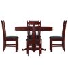 Picture of Garcia Mahogany Wood 6 Piece Dining Room Set