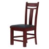 Picture of Garcia Mahogany Wood Round Dining Table Set