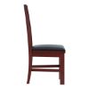 Picture of Garcia Solid Mahogany Wood Upholstered Dining Chair