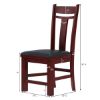 Picture of Garcia Solid Mahogany Wood Upholstered Dining Chair