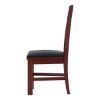 Picture of Garcia Solid Mahogany Wood Upholstered Dining Chair