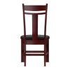 Picture of Garcia Solid Mahogany Wood Upholstered Dining Chair