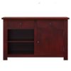 Picture of Garcia Solid Mahogany Wood 2 Drawer Kitchen Sideboard Cabinet