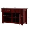 Picture of Garcia Solid Mahogany Wood 2 Drawer Kitchen Sideboard Cabinet