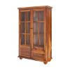 Picture of Askov  Modern Solid Wood Home Office Bookcase with Glass Doors
