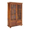 Picture of Askov  Modern Solid Wood Home Office Bookcase with Glass Doors