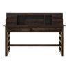 Picture of Everglades Rustic Solid Executive Writing Desk with Small Hutch
