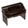 Picture of Everglades Rustic Solid Executive Writing Desk with Small Hutch