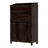 Picture of Elnora Rustic Solid Wood Drop Front Home Office Secretary Desk
